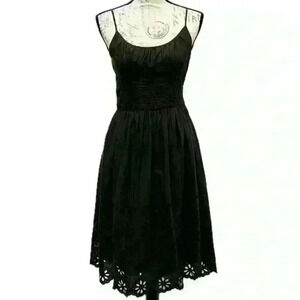 Ann Taylor Loft Petites Midi Dress SP Brown Summer dress